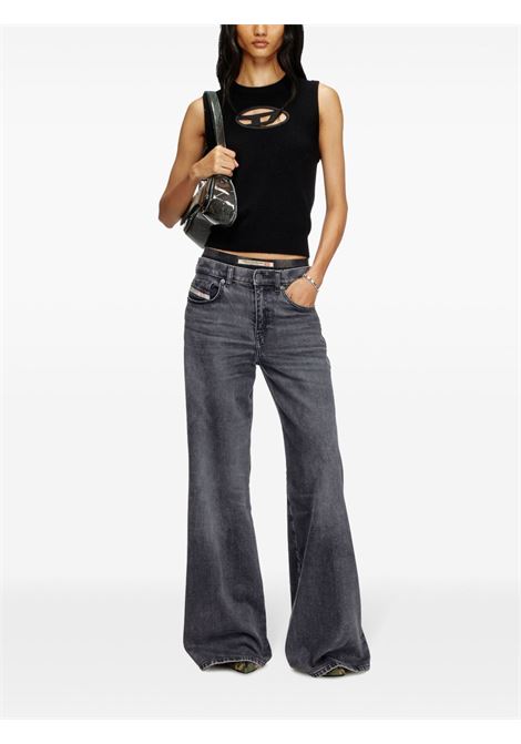 jeans flare 1978 d-akemi donna neri DIESEL | A03624 0CLBG02